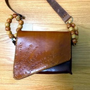 Egyptian genuine leather handmade small bag